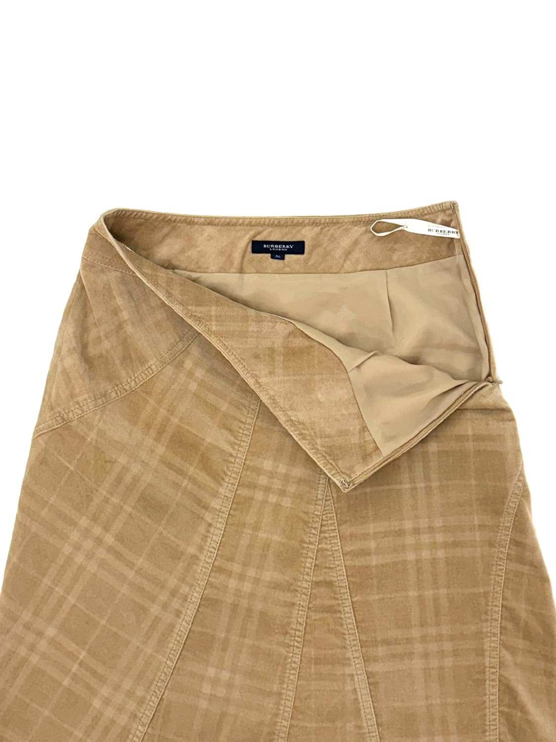 Burberry Corduroy Panel Skirt/ 36 상품이미지4