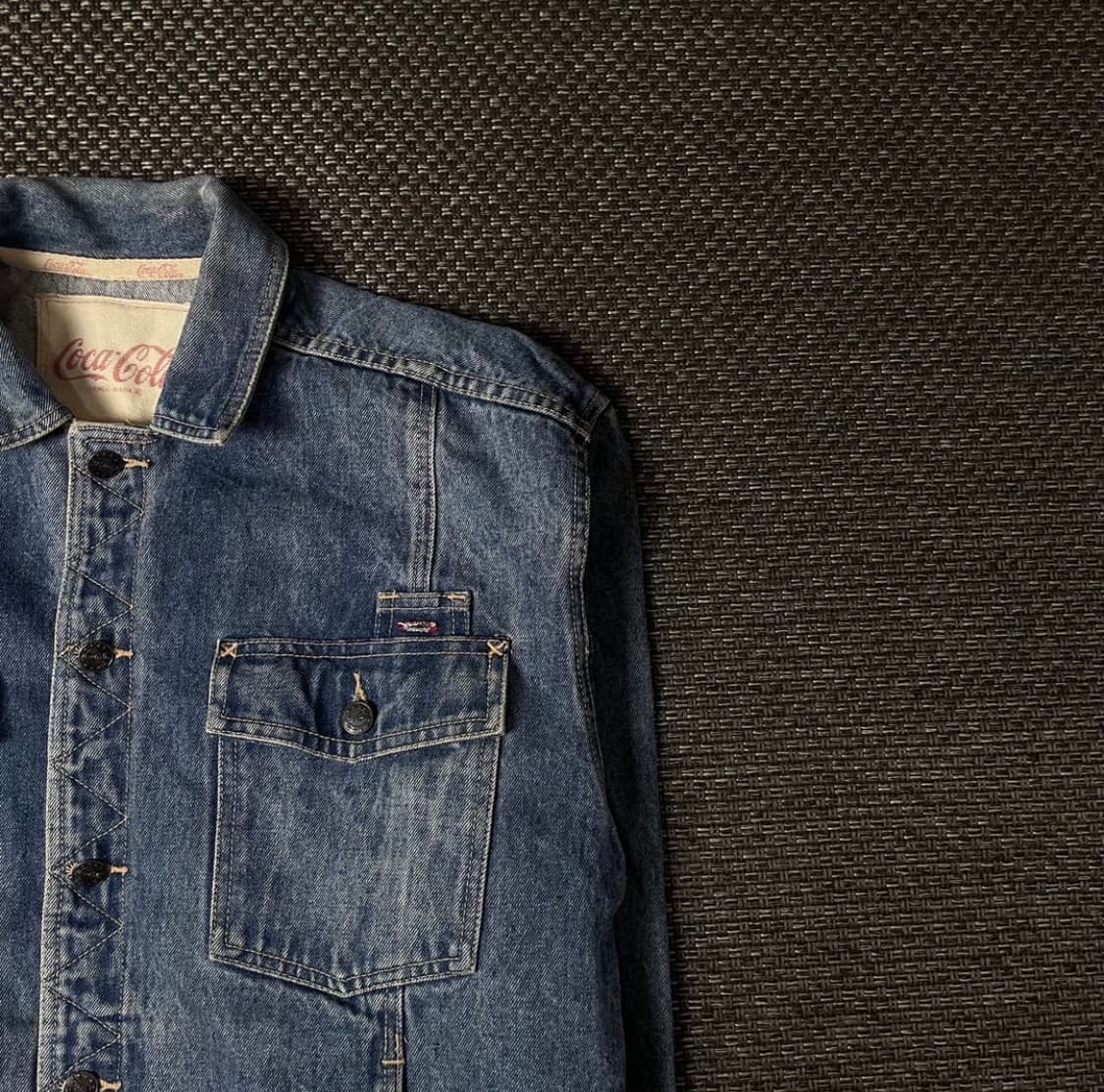 코카콜라 빈티지 투포켓 데님자켓 상품이미지3