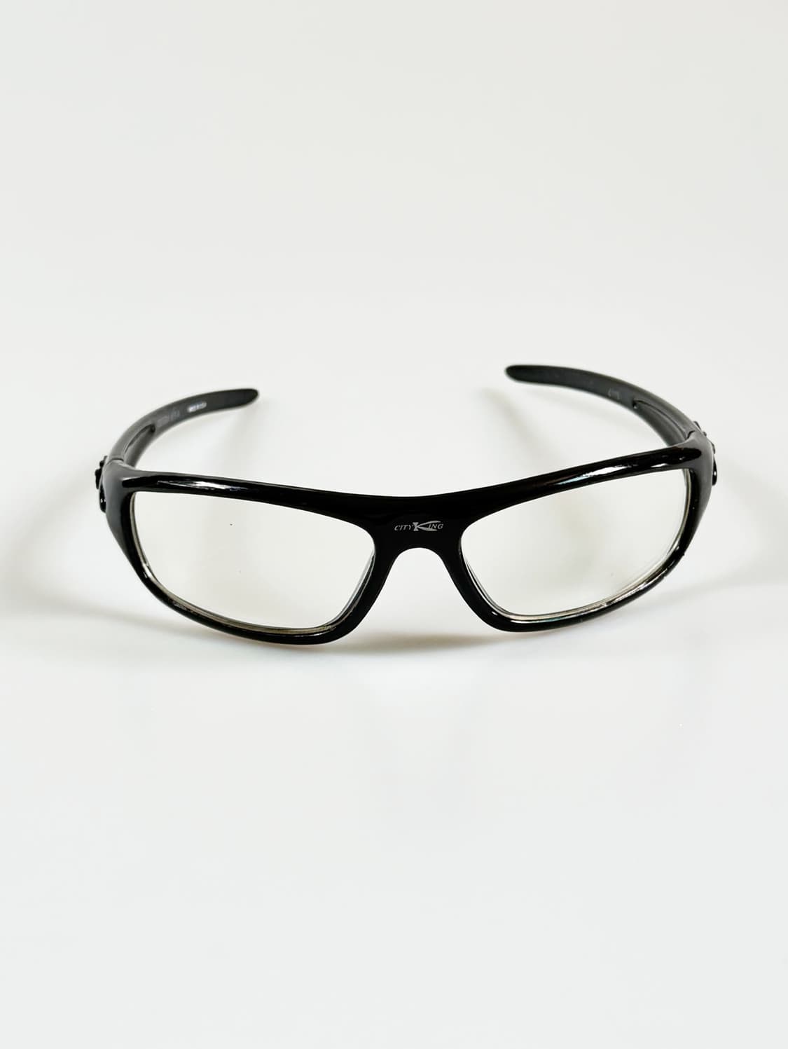 90s CITY KING 랩어라운드 투명 틴트 빈티지 선글라스 상품이미지2