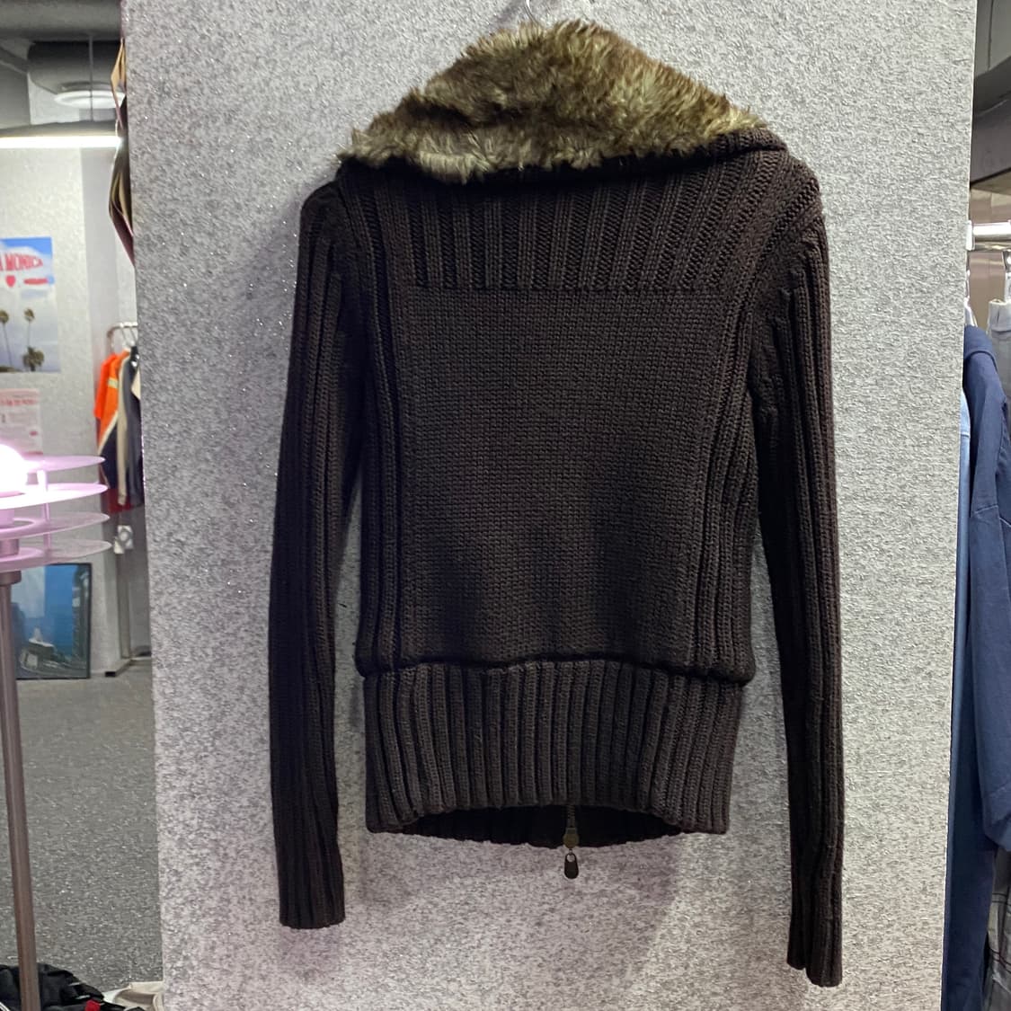 아베크롬비 y2k 니트 투웨이 집업 B4193 상품이미지4