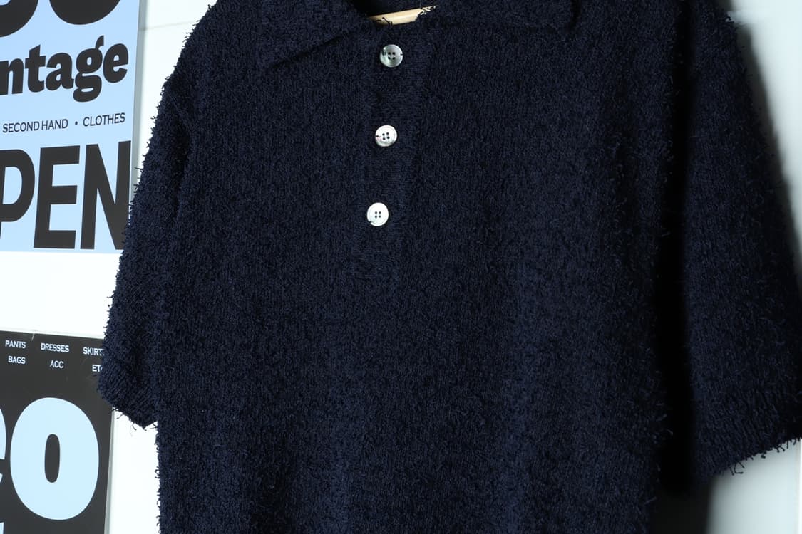 (M-XL) 밀로 아카이브 반팔 카라 티셔츠 부클 타월 니트-7B0E 상품이미지5