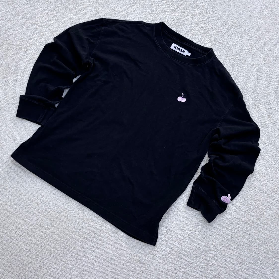 1 키르시 스몰체리 롱 슬리브 긴팔 티셔츠0325E 상품이미지1