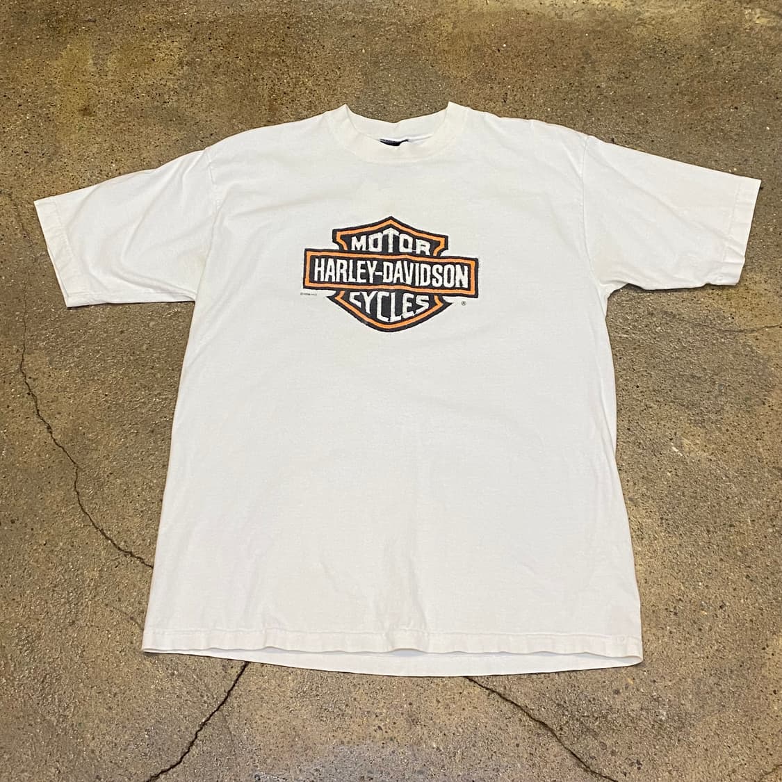미국 빈티지 할리데이비슨 레어 빅로고 반팔티 상품이미지2