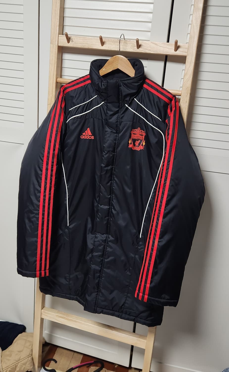 아디다스 리버풀 10-11 스탠다드 벤치 코트 패딩 점퍼 자켓 상품이미지4