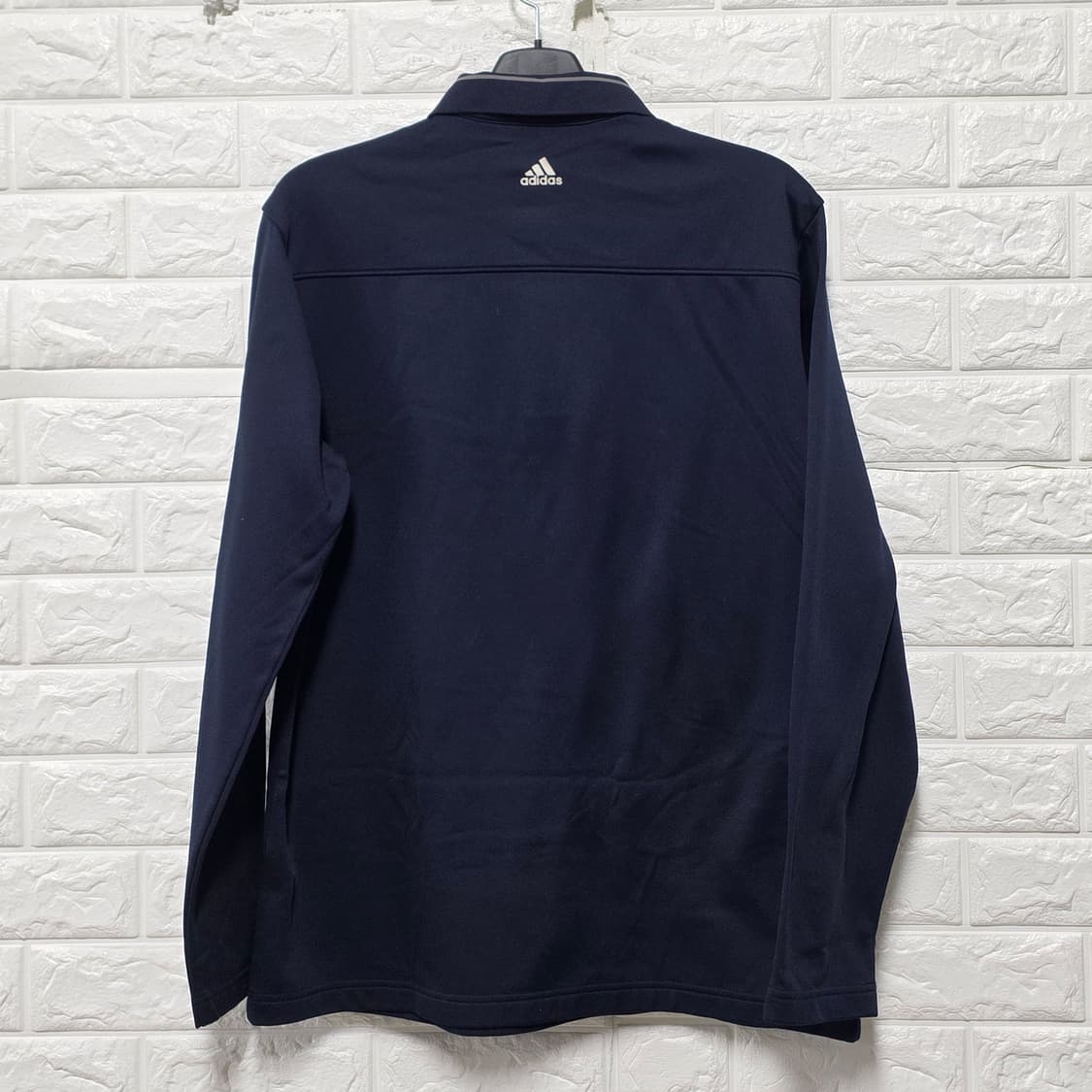 택포// 아디다스 남성 긴팔 폴로 셔츠 XL 네이비 상품이미지4