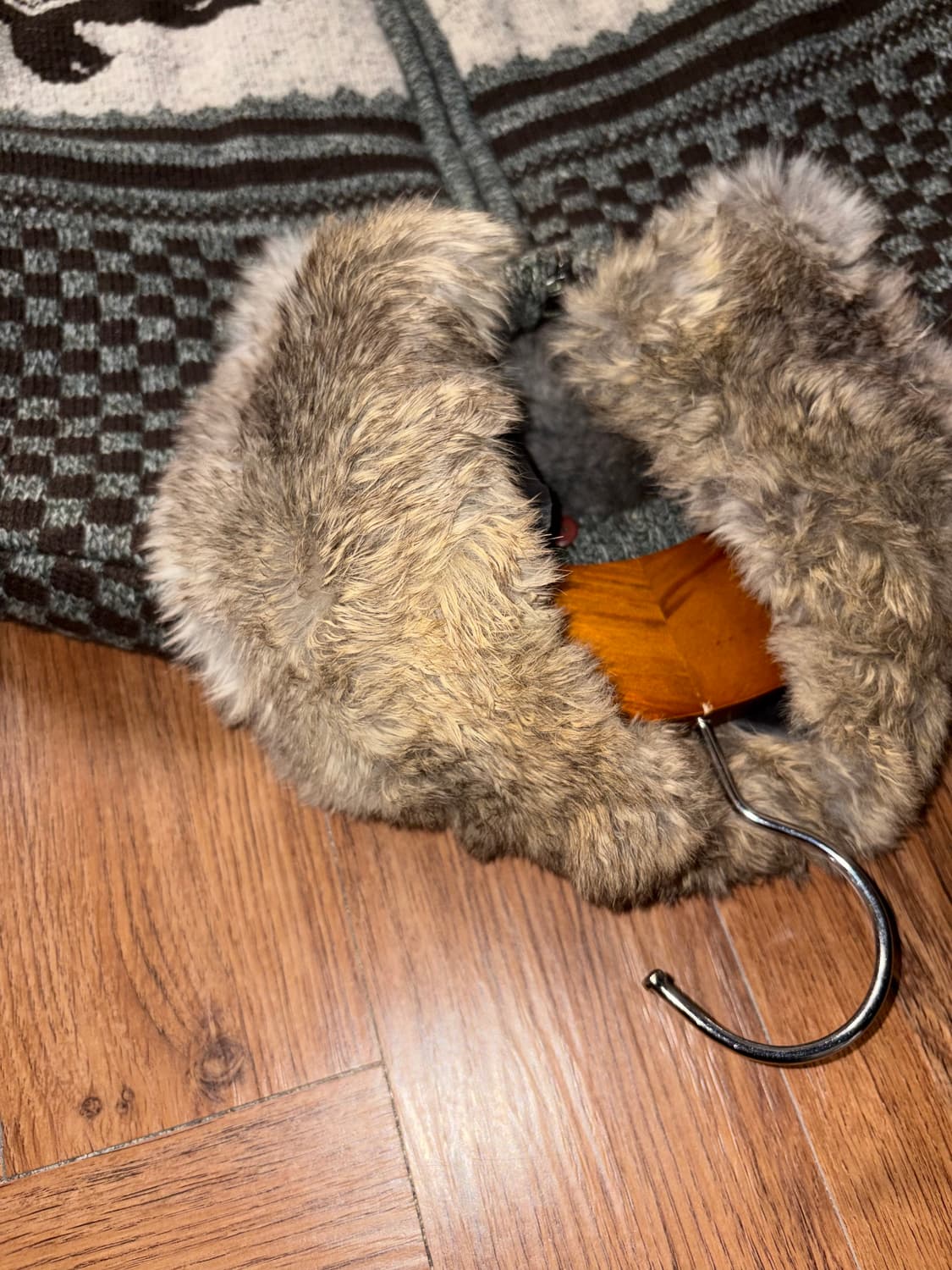 퍼 카라 노르딕 니트 집업 상품이미지8