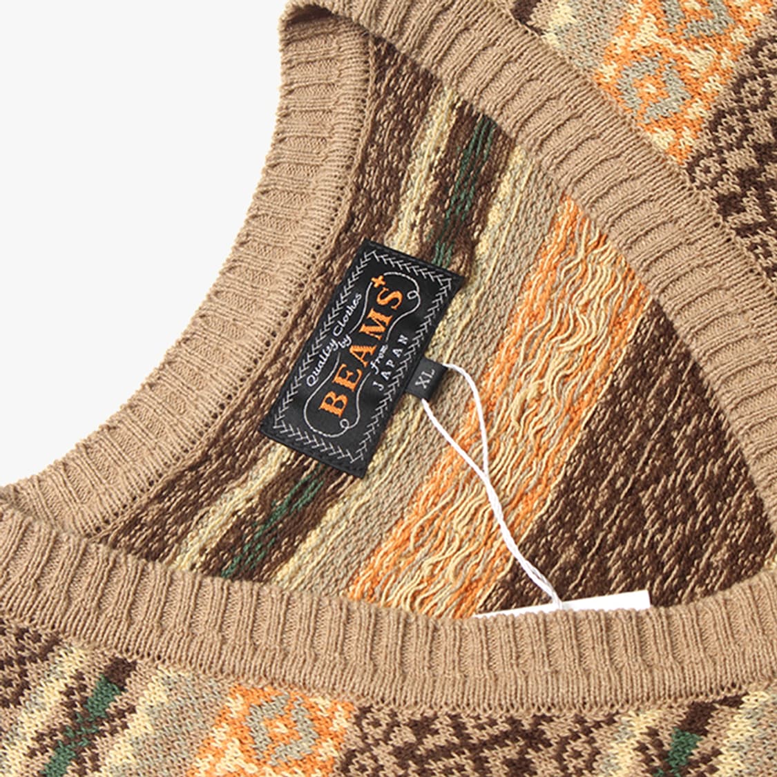 BEAMS PLUS "Pattern Knit Vest" 상품이미지4