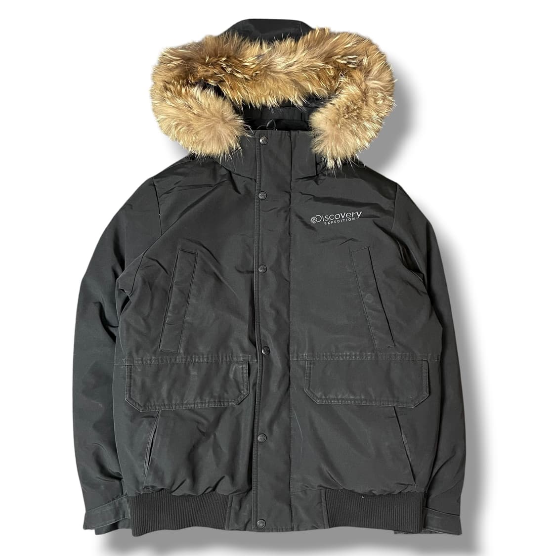 디스커버리 마운틴쿡 퍼후드 블랙 패딩 95 상품이미지1