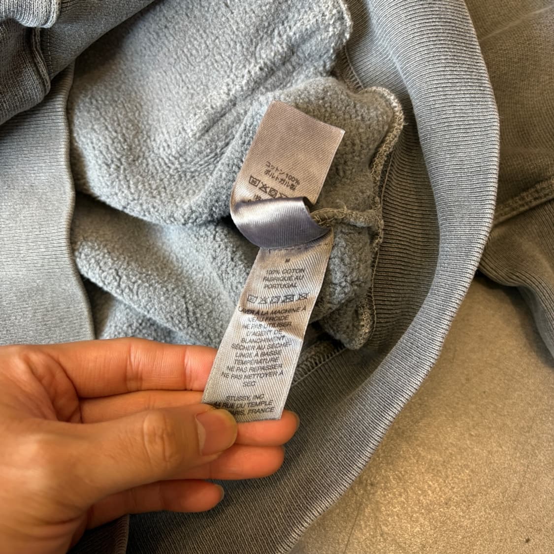 스투시 정품 피그먼트 다이드 다이스 후드 집업 상품이미지9