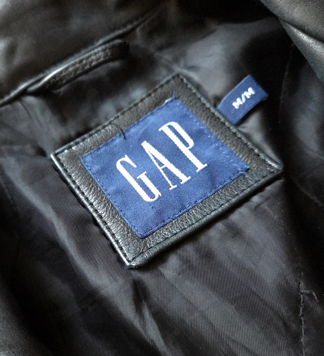 (M) 올드갭 India 레더 카코트 레더코트 갭 Old gap ~105 상품이미지2