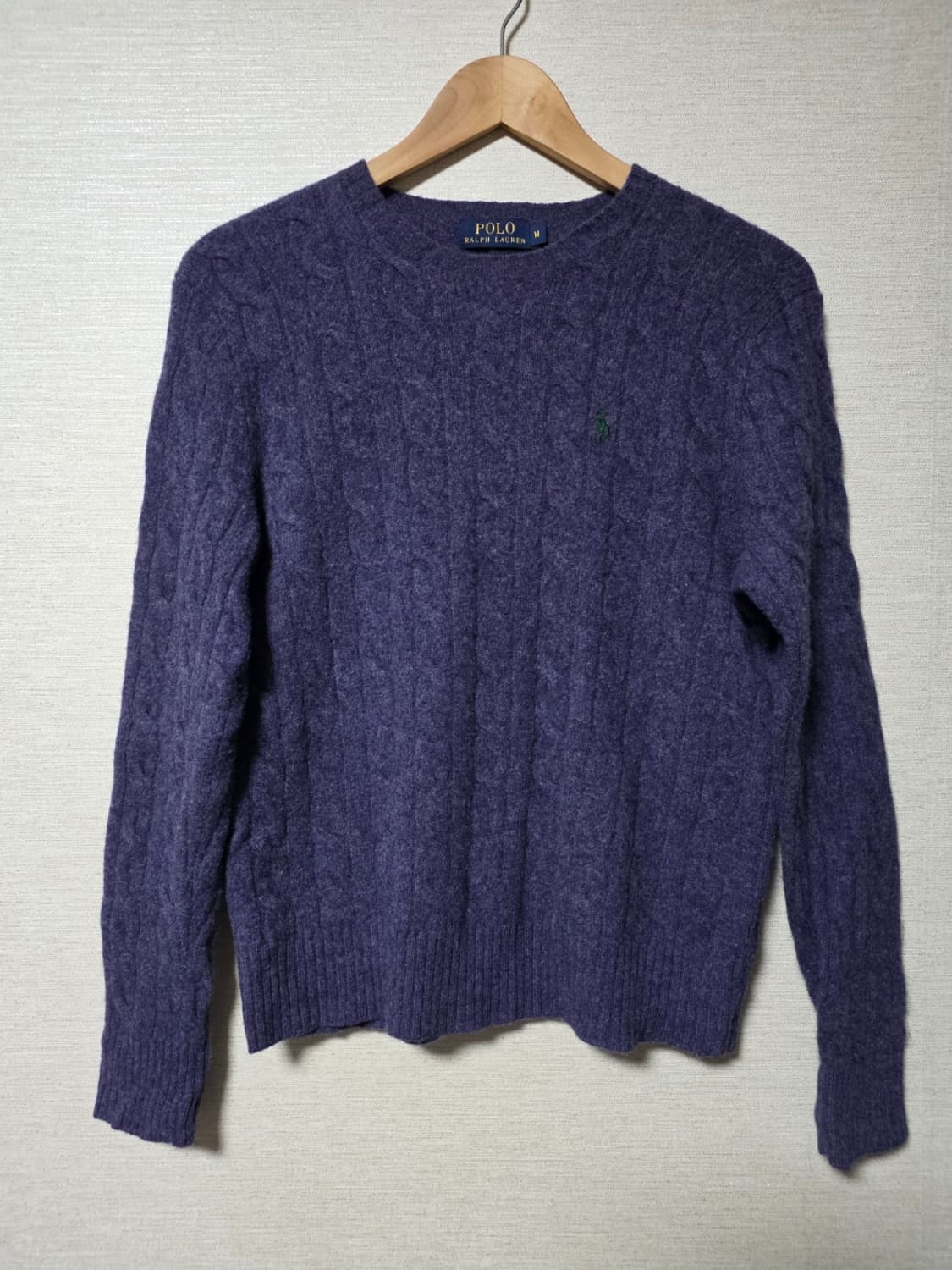 폴로 램스울 니트 M 남녀공용 상품이미지2