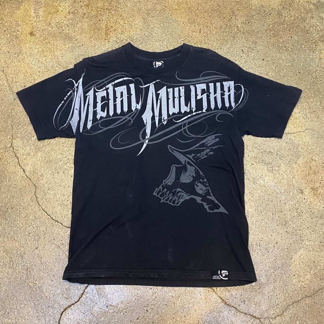 미국 빈티지 메탈 멀리샤 METAL MULISHA 락티셔츠 반팔티 상품이미지1