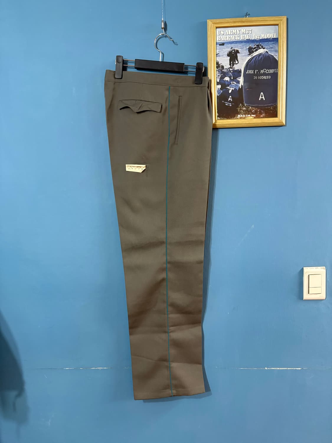 rare!! 50-60's  East German Piping Dress 상품이미지10