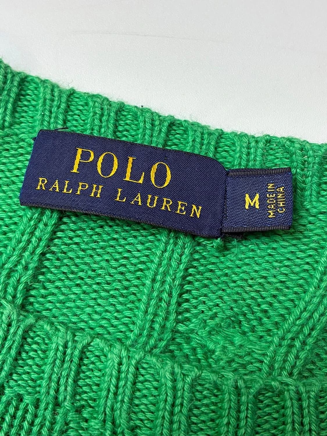 폴로 랄프로렌 꽈배기 코튼 포니 로고 니트 PN5335 상품이미지7
