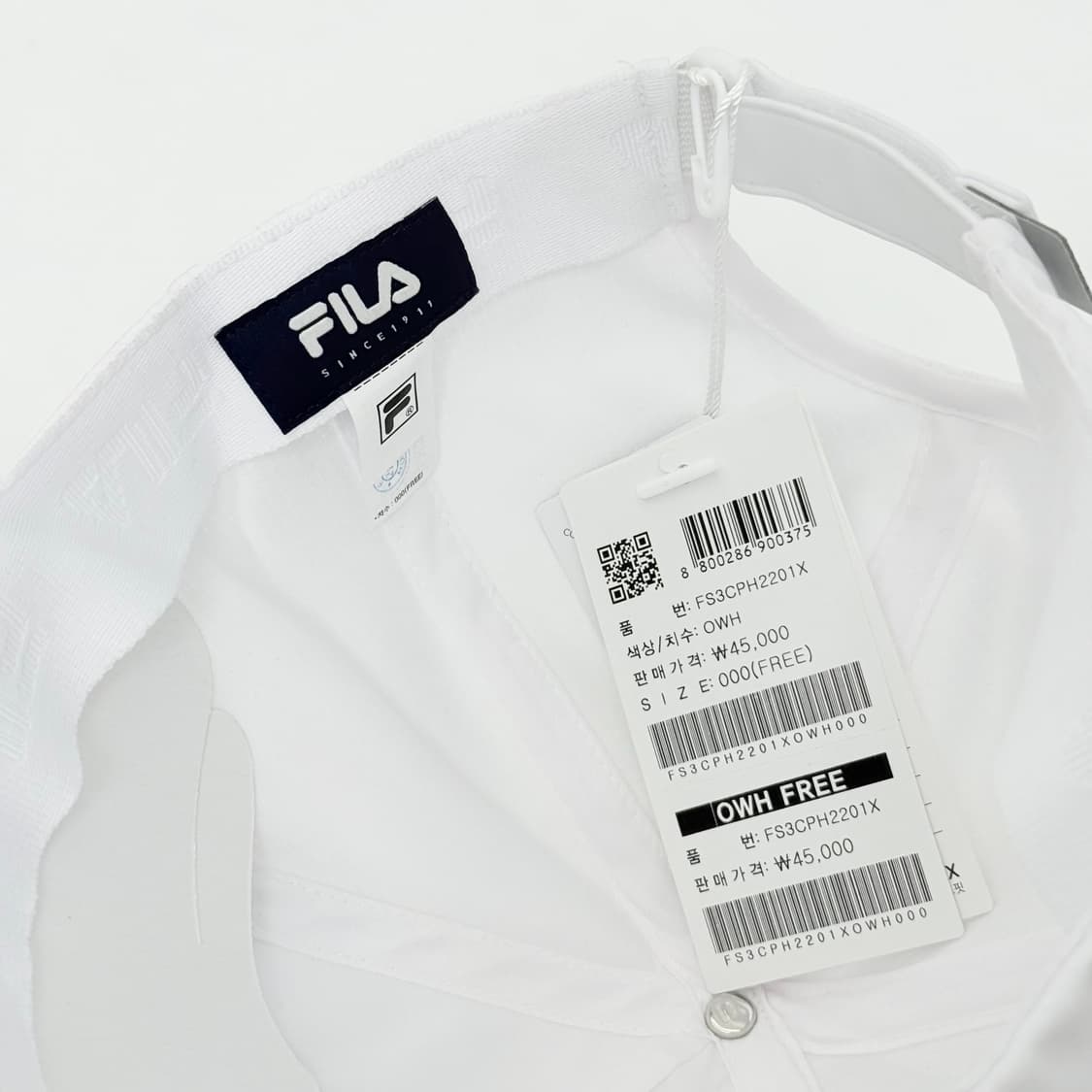 (새상품) 휠라 F박스 우븐 볼캡 남녀공용 테니스 모자 상품이미지4