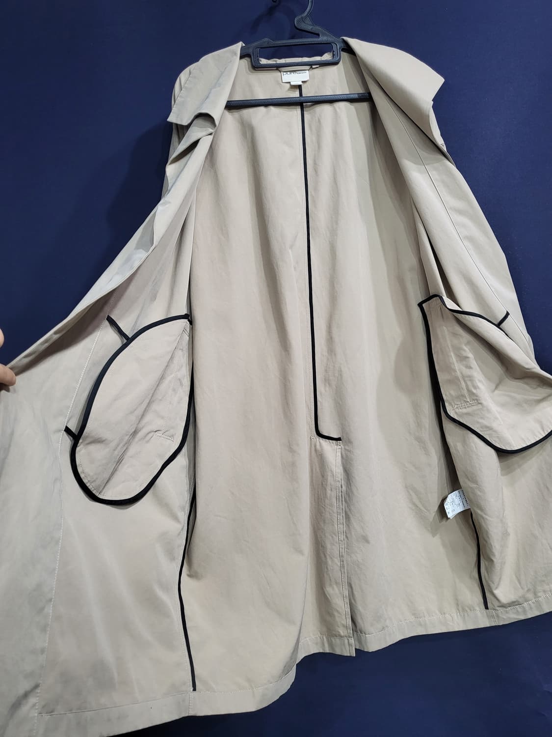 디케이엔와이 트렌치 오버핏 롱자켓 상품이미지5