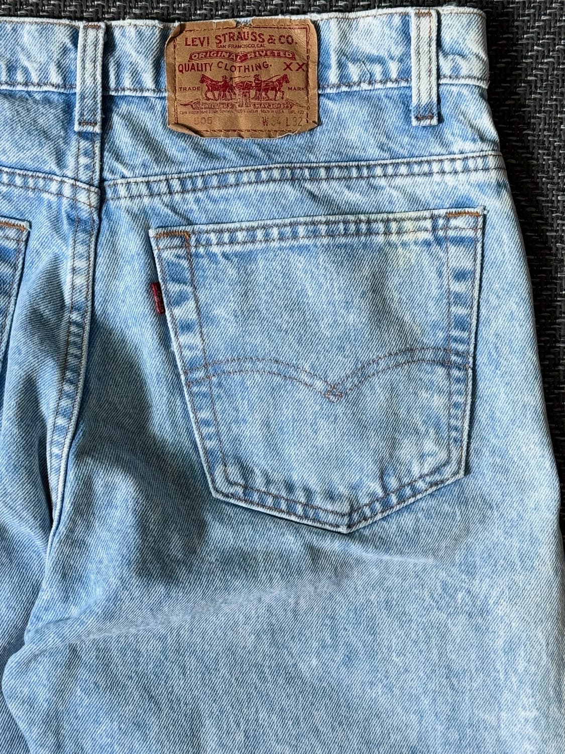 (32) 80s USA 리바이스 505 빈티지 데님팬츠 상품이미지8