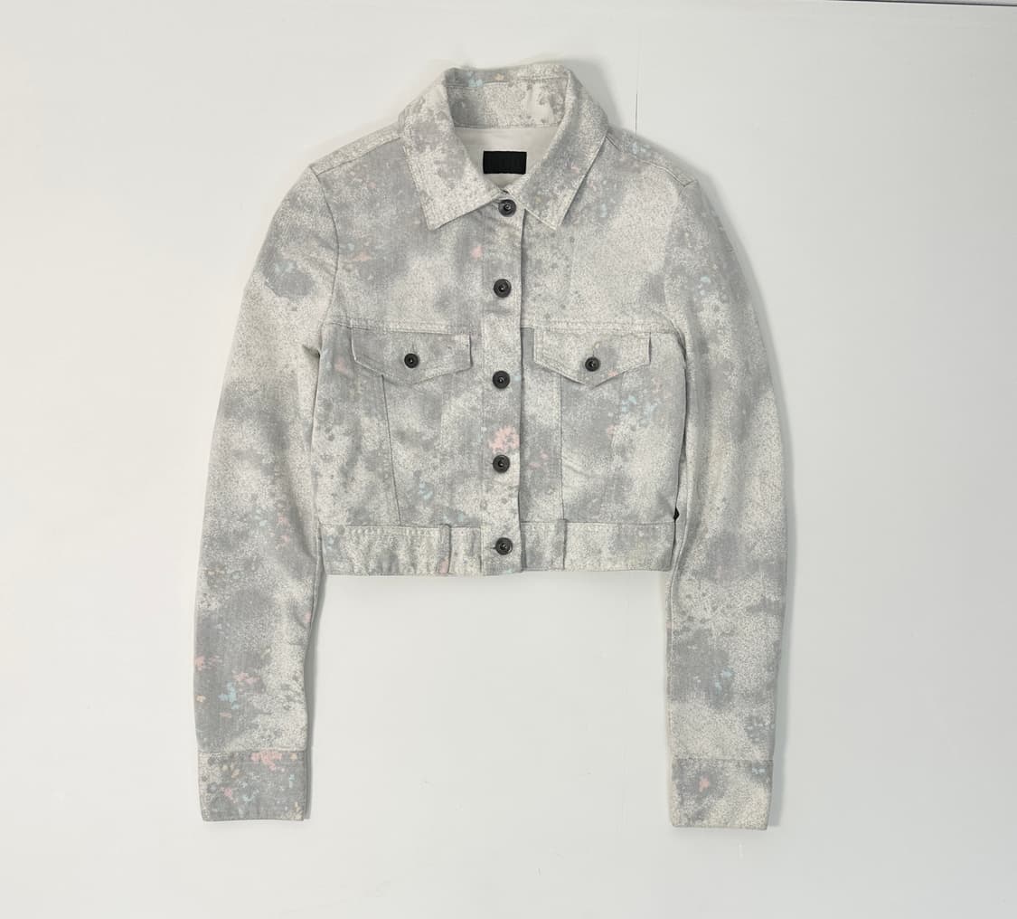 Diesel 디젤 페인티드 크롭 데님 자켓 상품이미지3