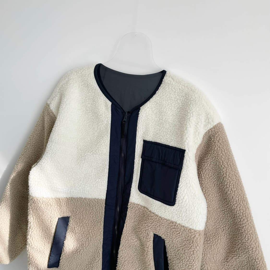 F2 NBA NYK KNICKS 플리스 퀼팅 리버시블 점퍼 M사이즈 상품이미지2