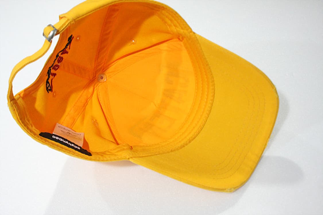 Dsquared2 ballcap yellow 야구모자 캡 새제품 상품이미지6