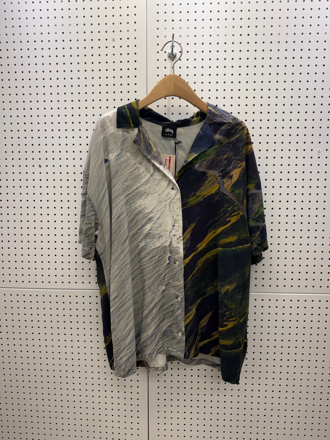 스투시 그래픽 패턴 오픈카라 반팔 셔츠 U436 상품이미지2