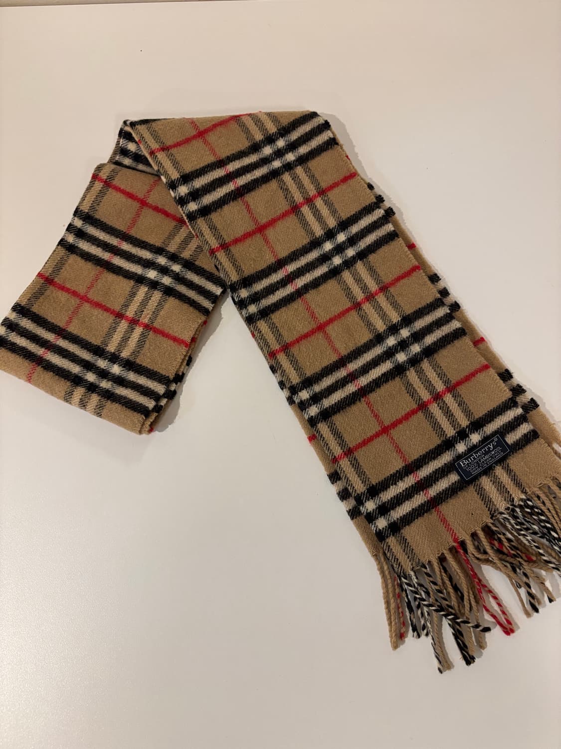 버버리 클래식 체크 울 머플러 상품이미지1