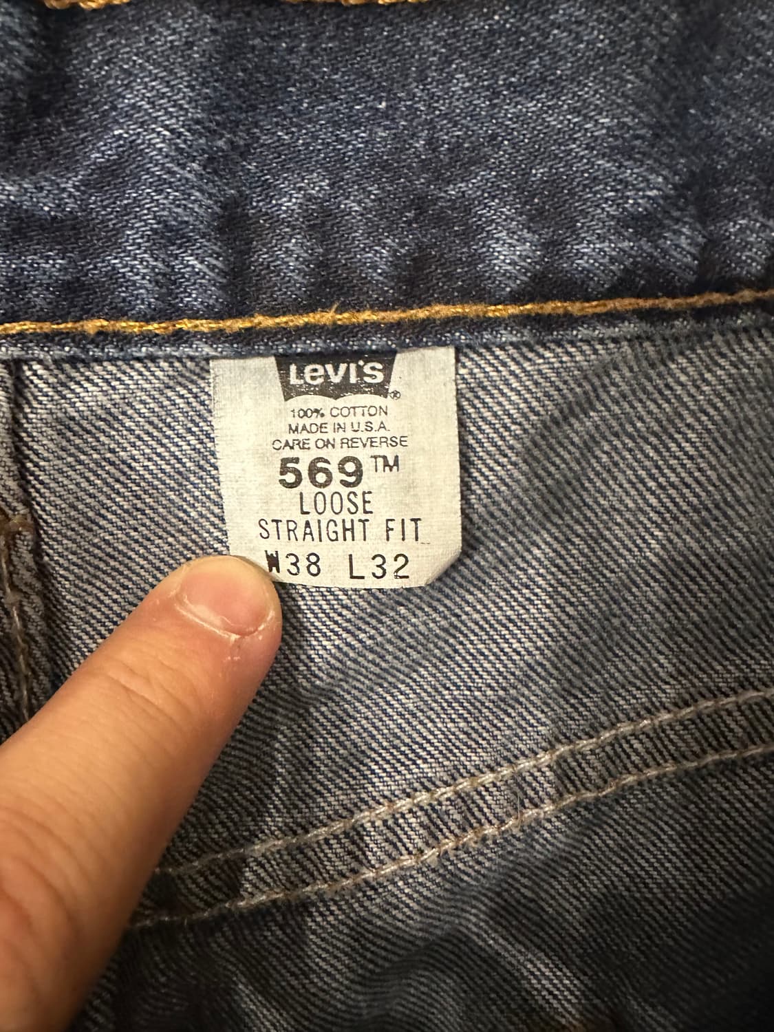 빈티지 00s 리바이스 569 데님팬츠  상품이미지4