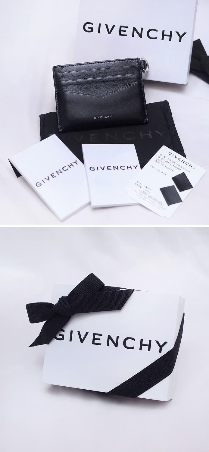 지방시 (GIVENCHY) 4G 메탈로고 은장 블랙 카드지갑 상품이미지10