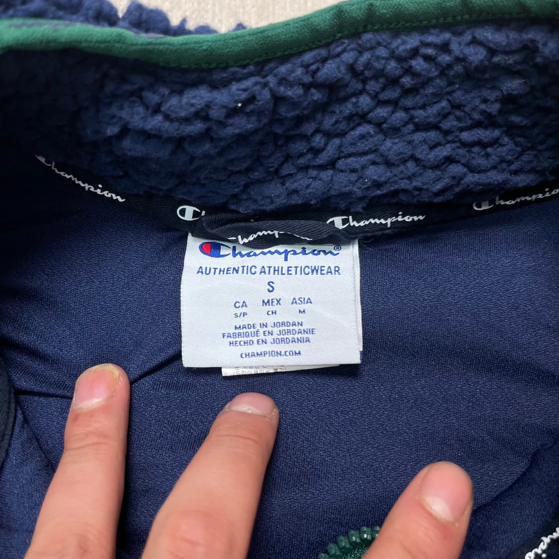 100 챔피온 양털 플리스 조끼 자켓 상품이미지4