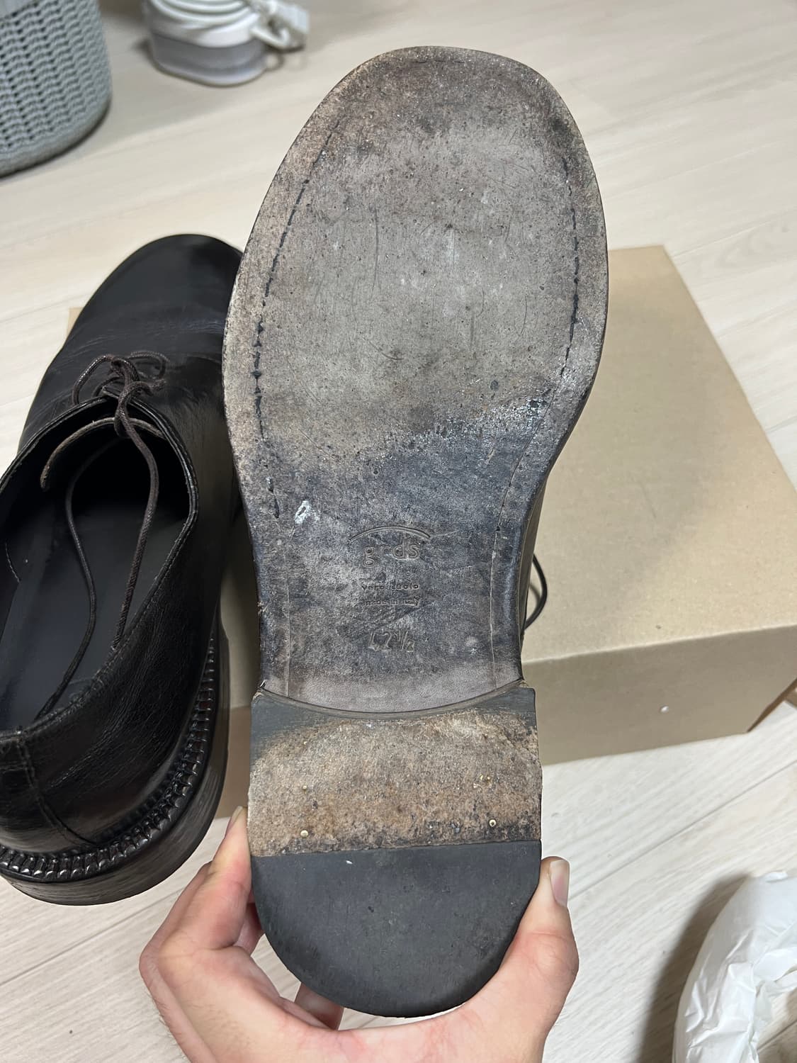 택포23) 그라더스 grds 블루처 08 브라운 275 상품이미지6