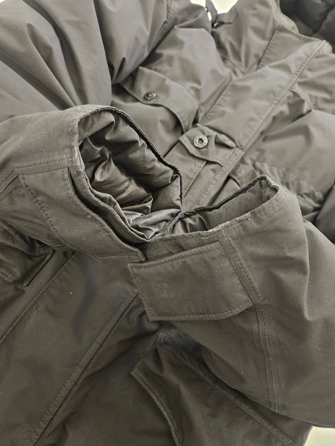 스톤아일랜드 21FW 립스탑 고어텍스 다운자켓 블랙 M(100~103) 상품이미지2