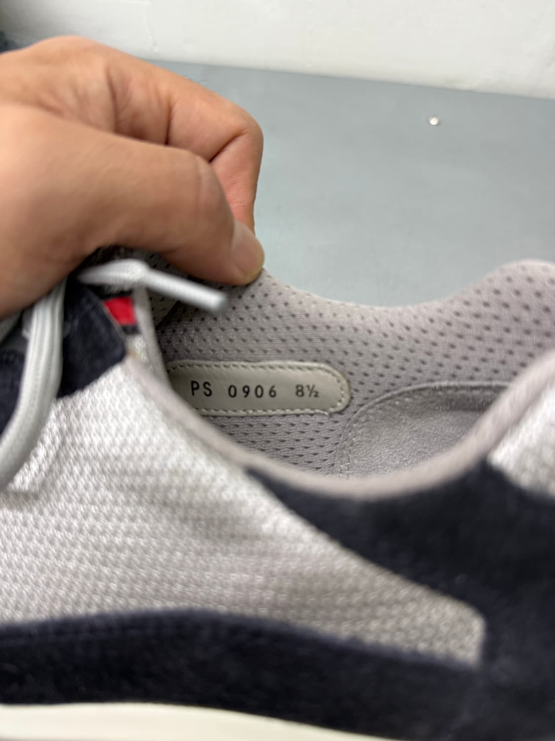 prada sport 아메리칸컵 navy suede rare item 상품이미지7