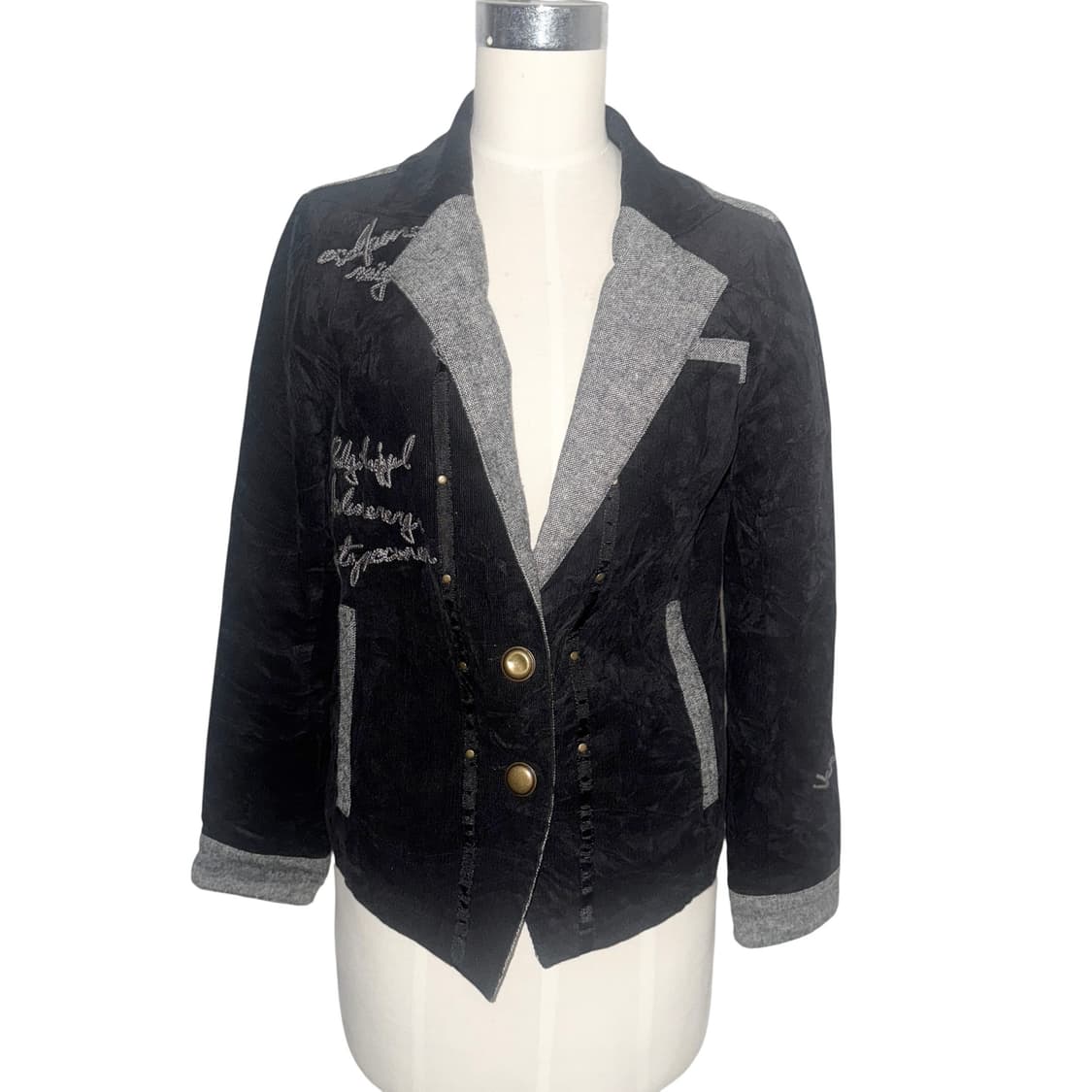 Black gyaru jacket 상품이미지3