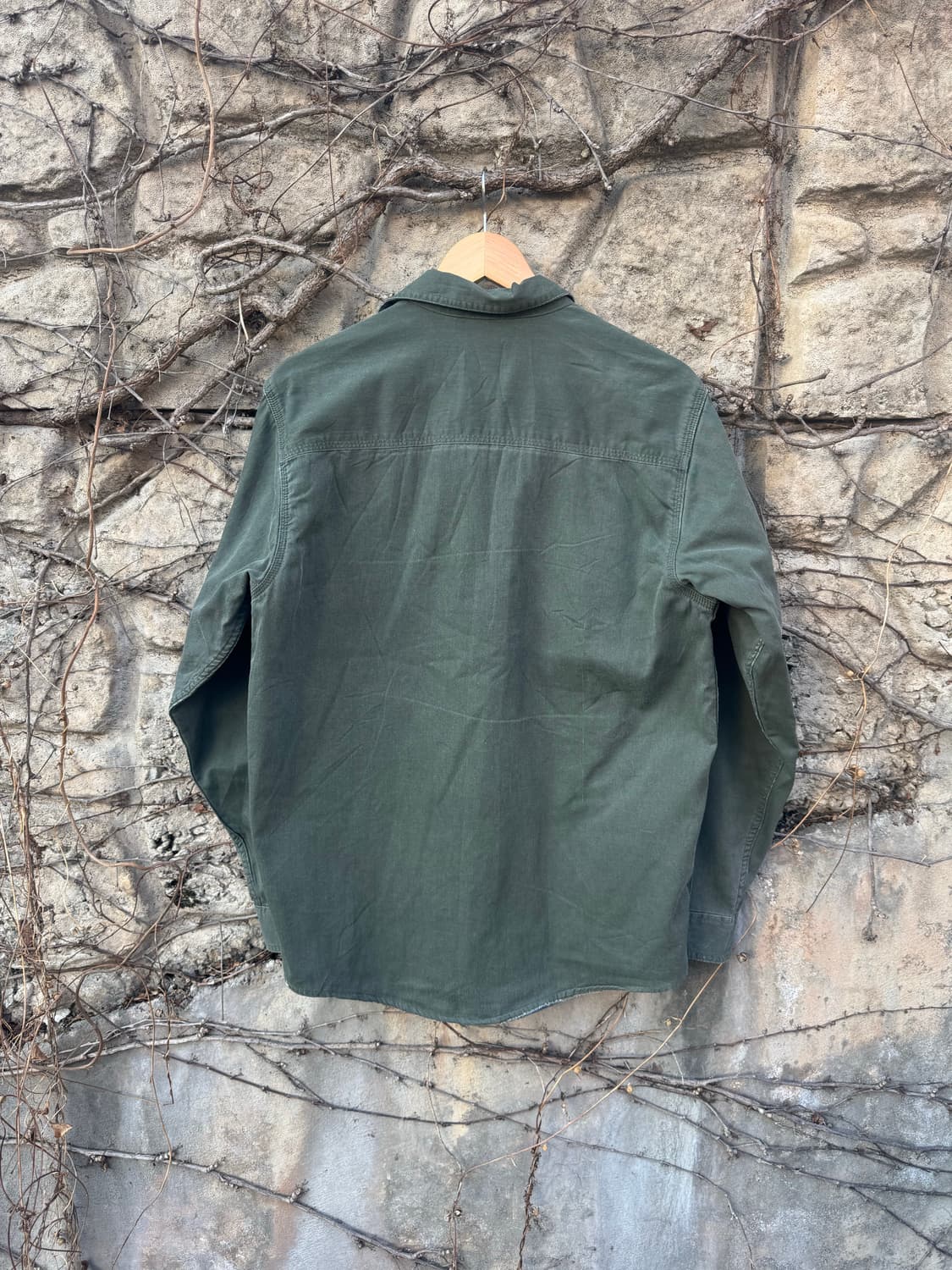 엘엘빈 빈티지 플란넬 체크 셔츠 안감 페이딩 워크 셔츠 상품이미지2