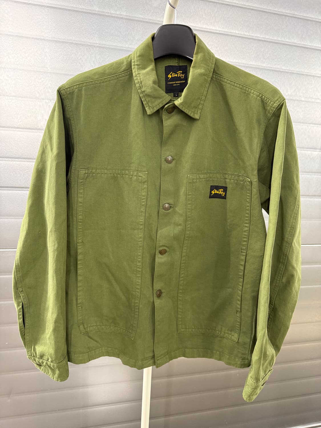 스탠레이 USA 워크 자켓 올리브 L 상품이미지2