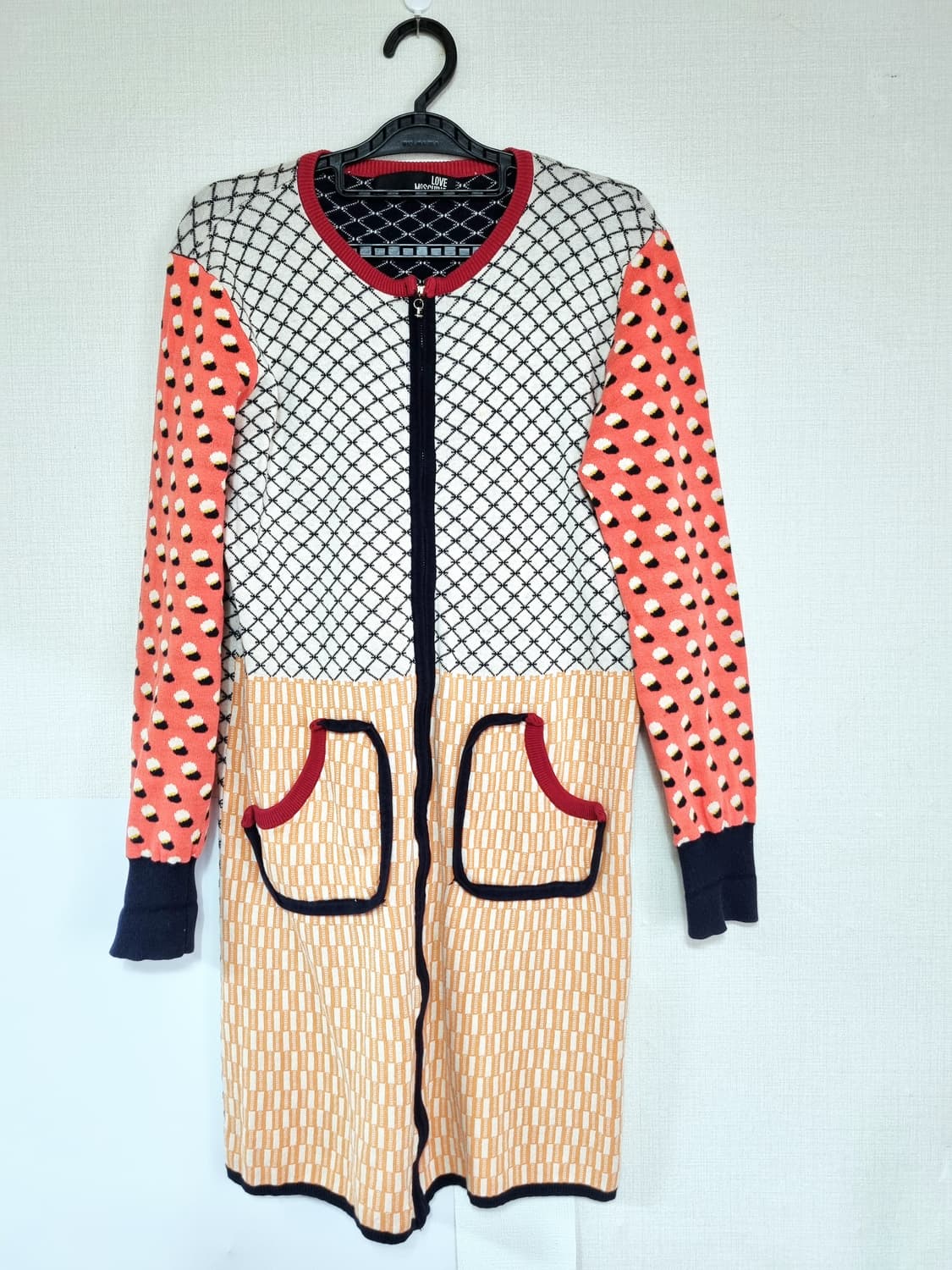 모스키노 정품 롱 니트 자켓 66사이즈 상품이미지1