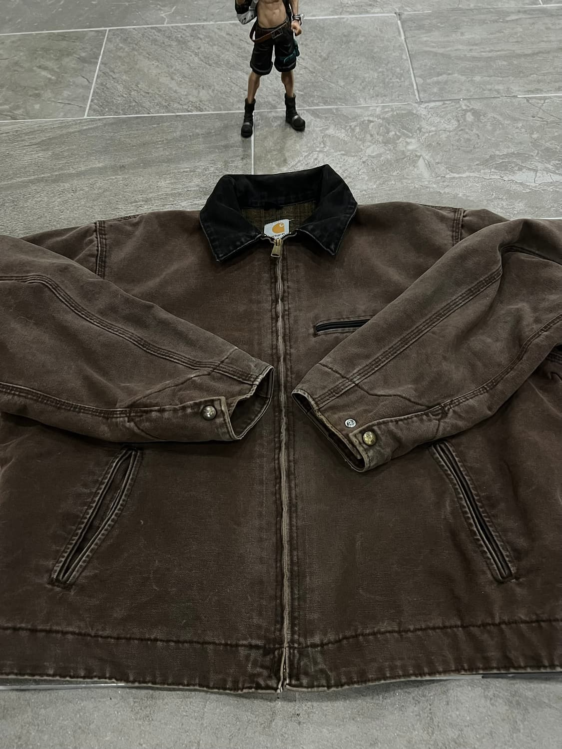 (XL)칼하트 디트로이트 자켓 J97 CHT 체스트넛 상품이미지6