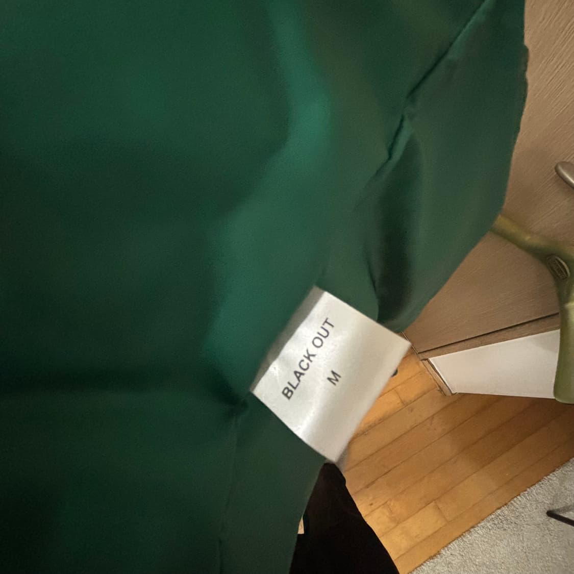 블랙아웃 패딩 베스트 그린 M 상품이미지3