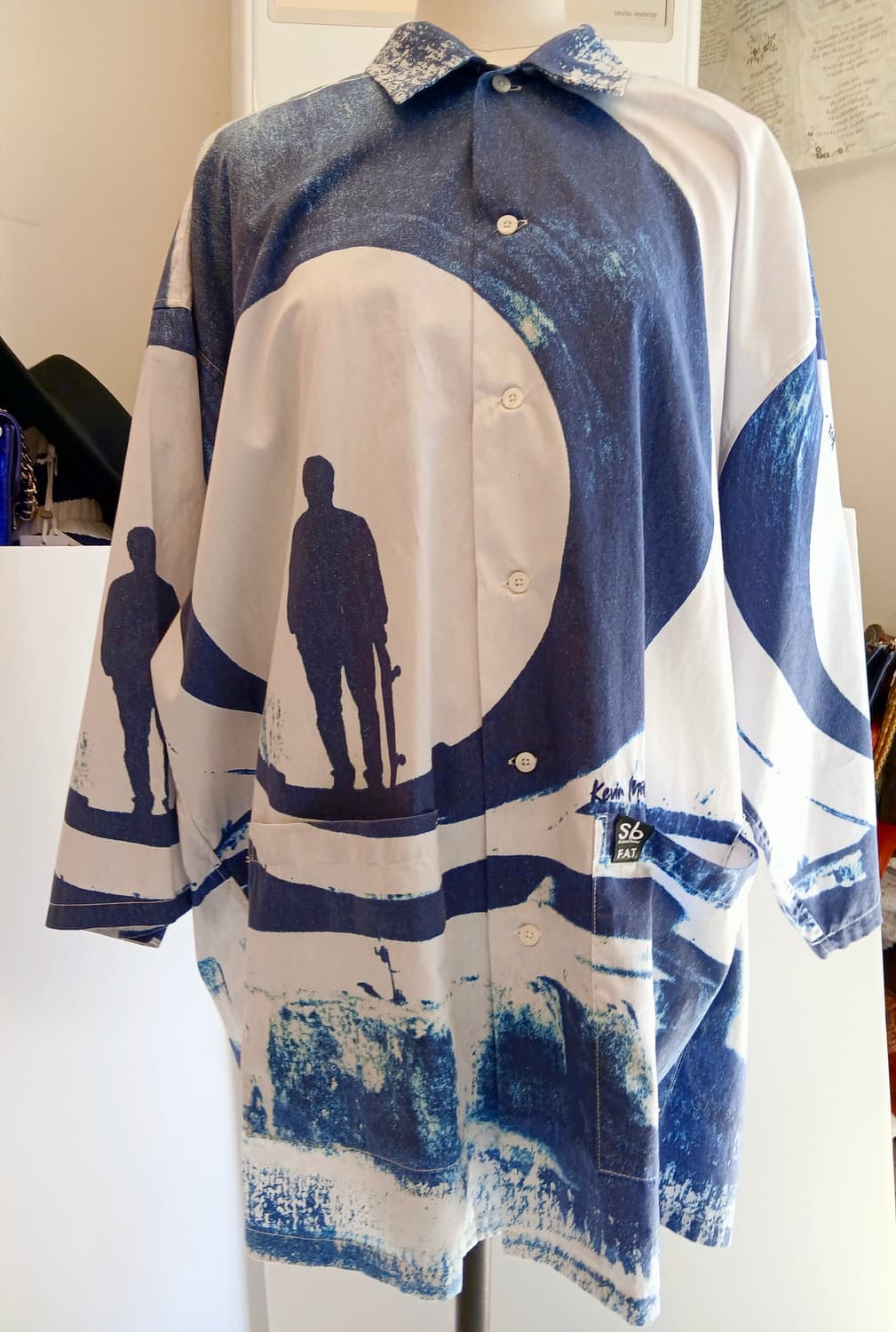 F.A.T. × Kevin Métallier 콜라보 아트 프린트 오버핏  상품이미지1