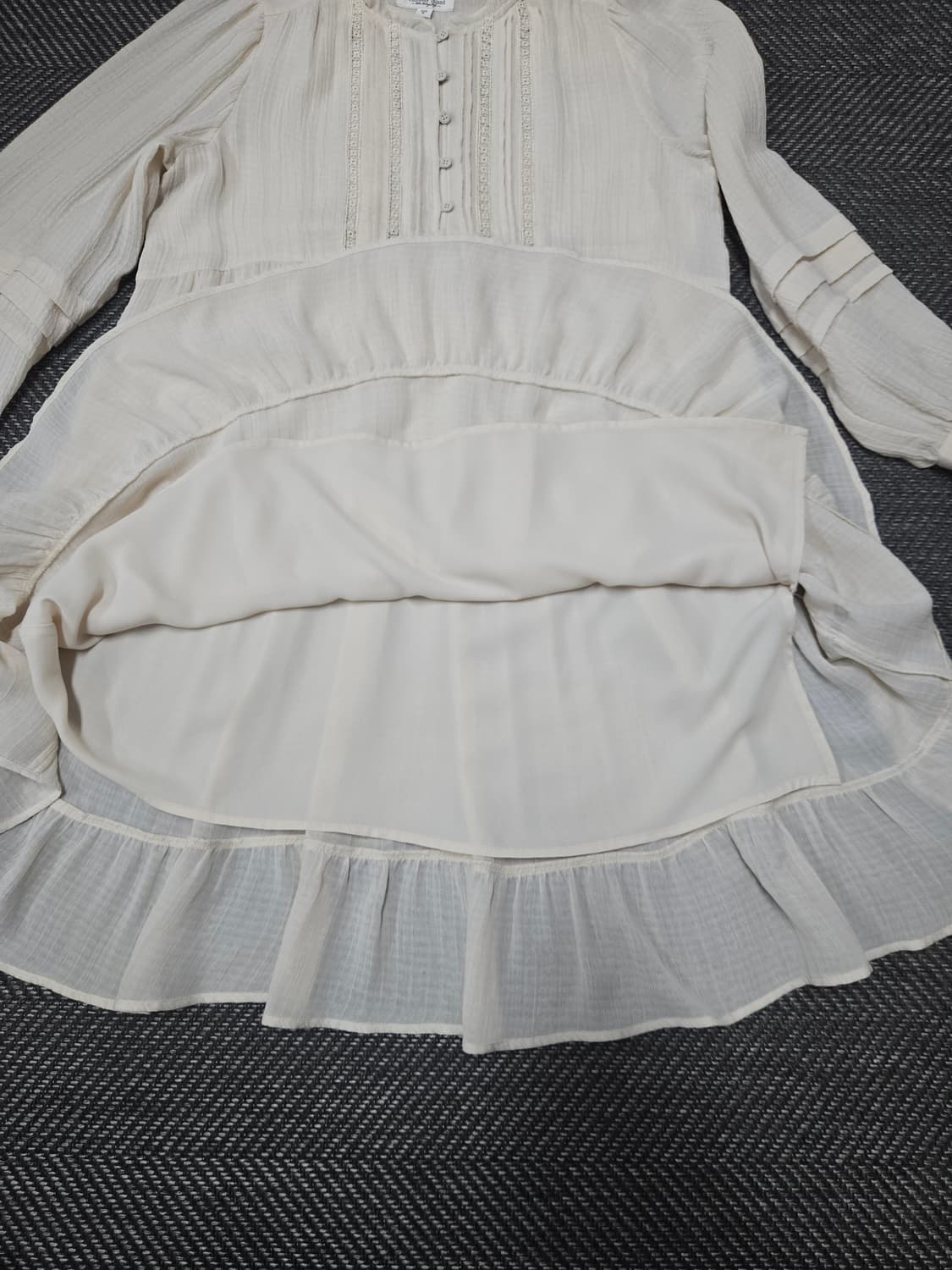 써스데이아일랜드 레이스 미니 원피스 상품이미지5