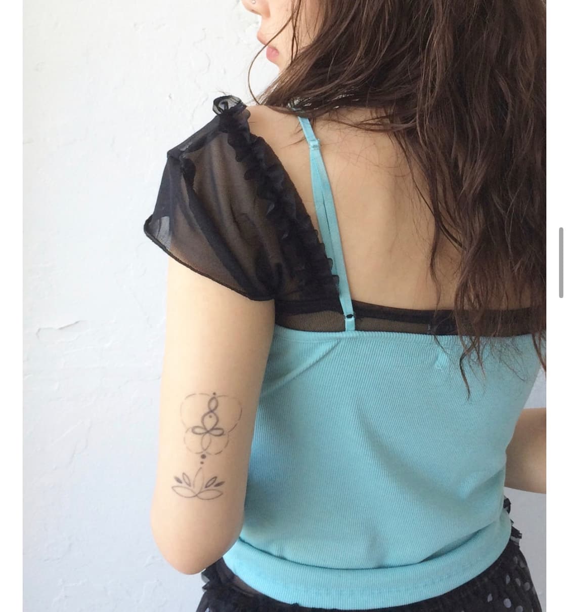 치리리 프릴 시스루 미니탑 상품이미지2