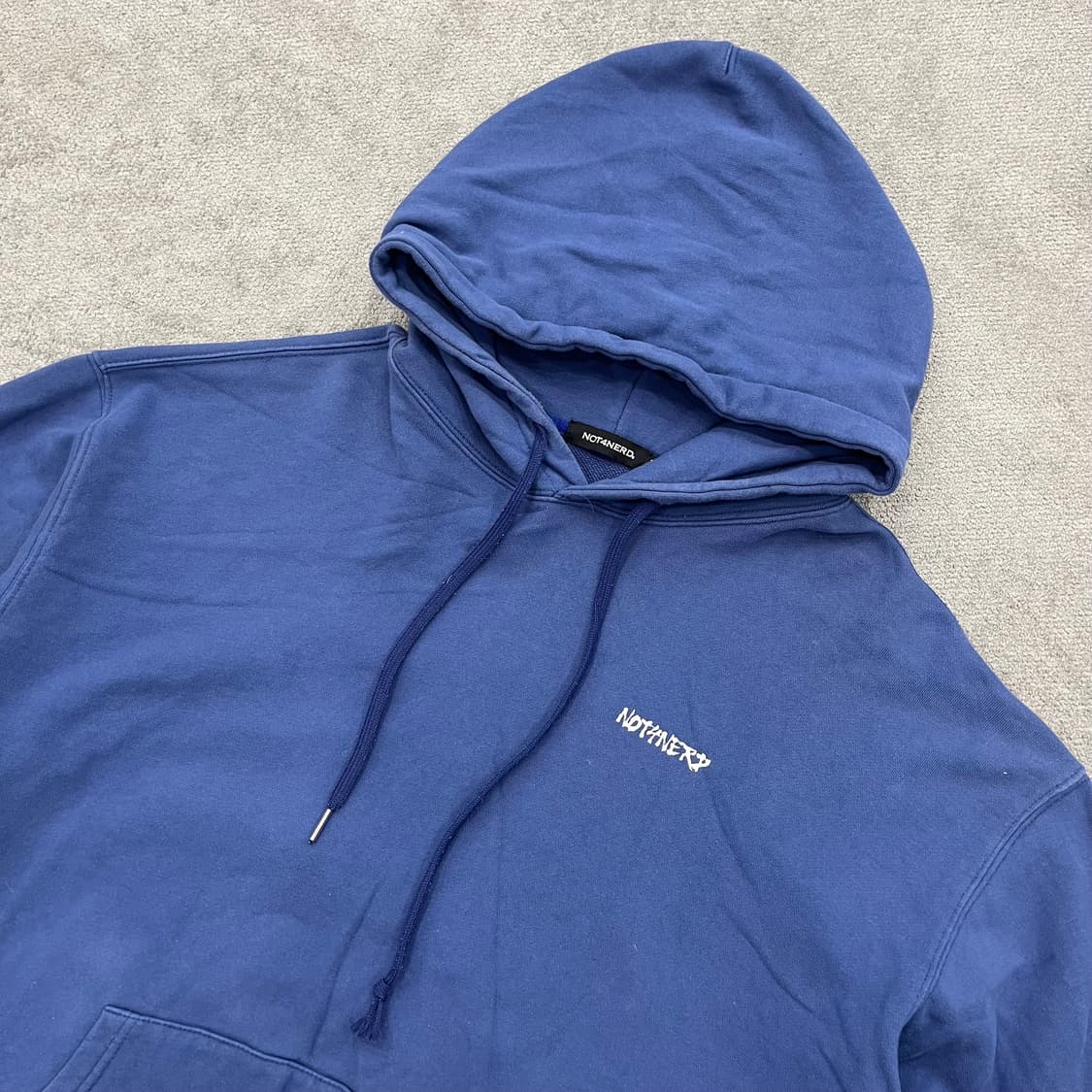 XL 낫포너드 블루 후드티 상품이미지2