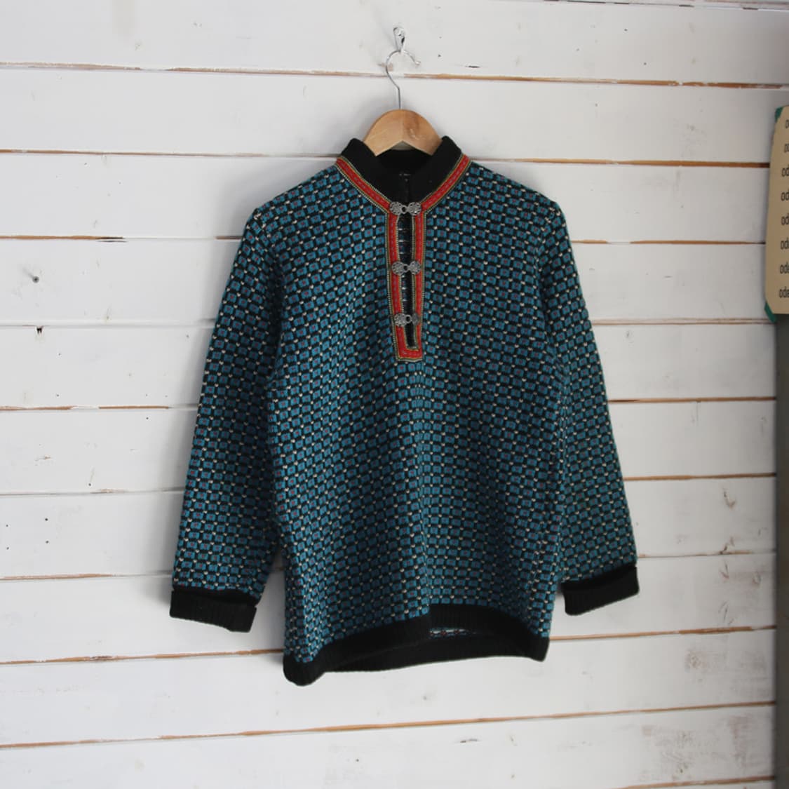 (착용컷) 노르웨이 울 스웨터 (남성용 98) 상품이미지2