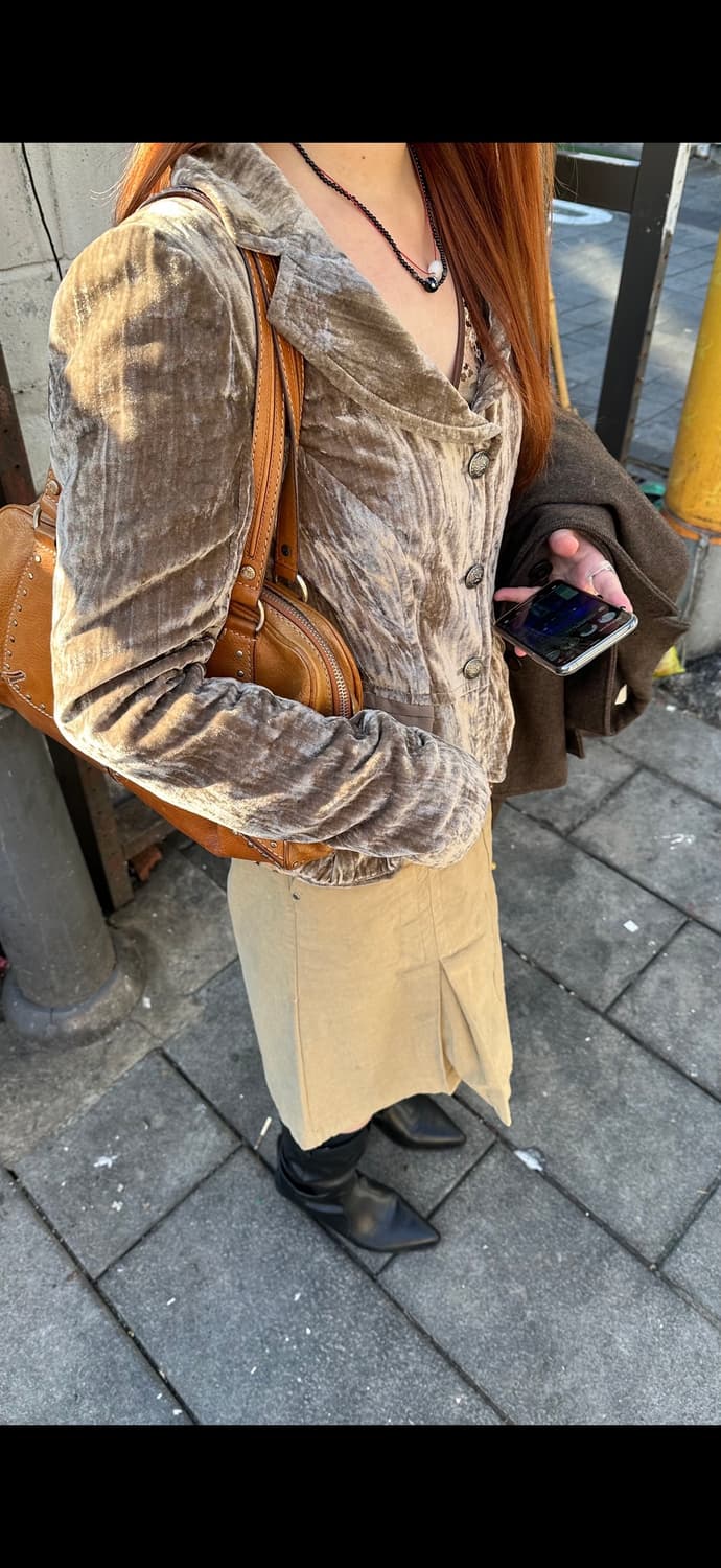 Italy SCERVINO street 빈티지 샴페인골드 자켓 상품이미지2