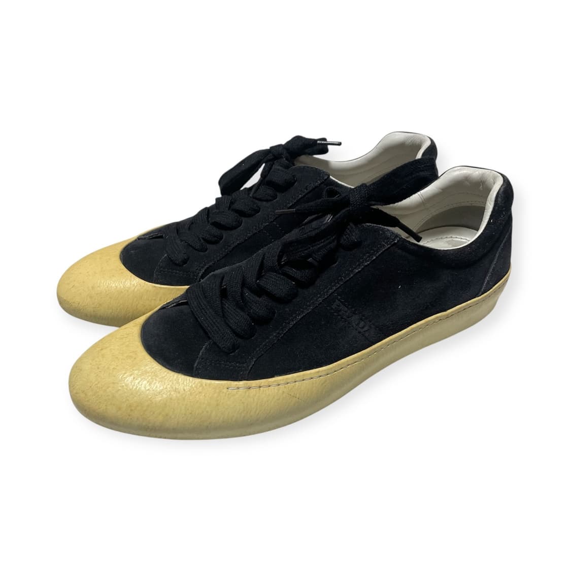 280~285) 프라다 스포츠 스웨이드 스니커즈 블랙 상품이미지1