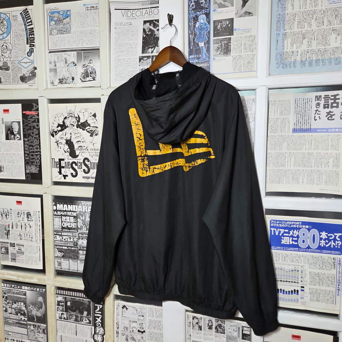 뉴에라 오버핏 바람막이 후드집업 상품이미지6