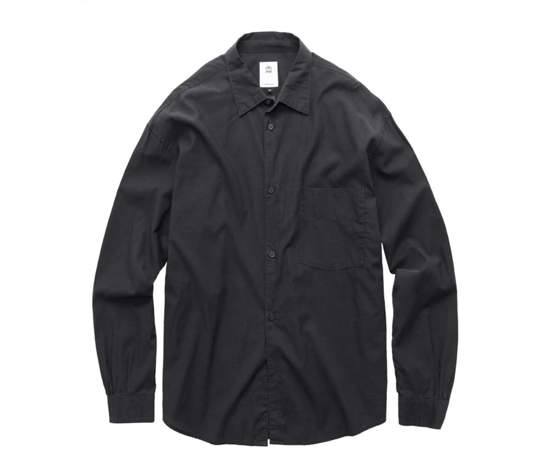 폴리테루 텐코 루즈드 셔츠 2.0 다크 네이비 상품이미지1