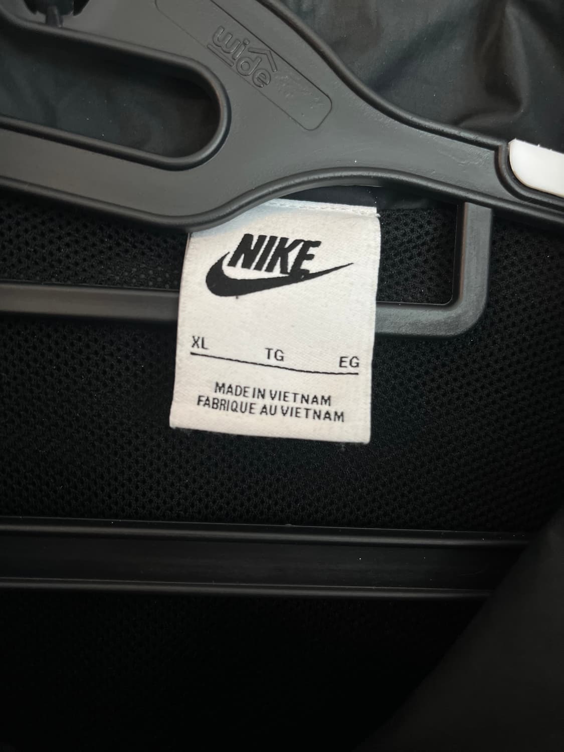 [XL] 나이키 백빅로고 푸추라 우븐 바람막이 블랙 상품이미지5