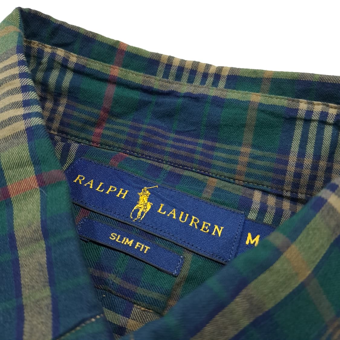 CK121 M 폴로 슬림핏 클래식 마드라스 체크 셔츠 남방 상품이미지3