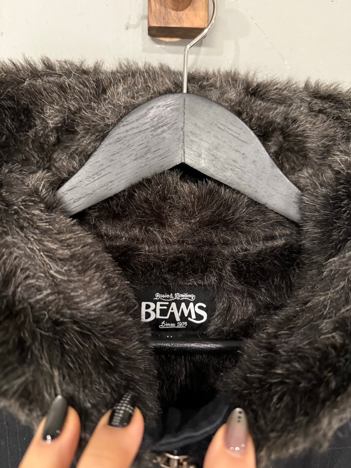 Beams fur trimming n2b cotton jumper 상품이미지8